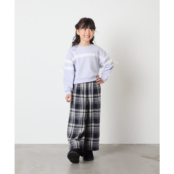 [120-160]【おうちで洗える】レーステープカラートレーナー | a.v.v【KIDS】 | 詳細画像38 