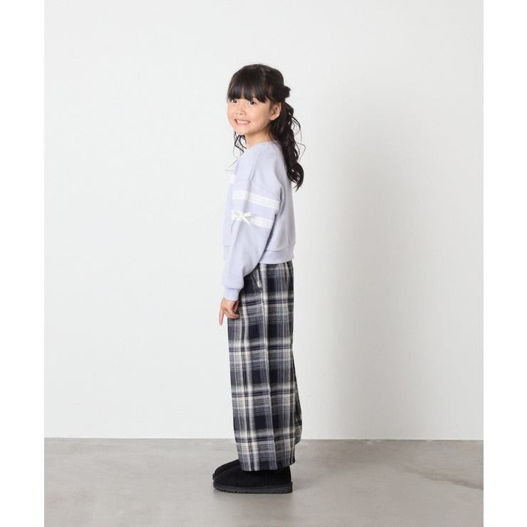 [120-160]【おうちで洗える】レーステープカラートレーナー | a.v.v【KIDS】 | 詳細画像39 