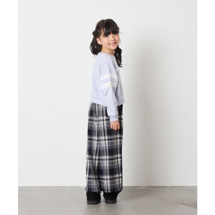 [120-160]【おうちで洗える】レーステープカラートレーナー | a.v.v【KIDS】 | 詳細画像41 