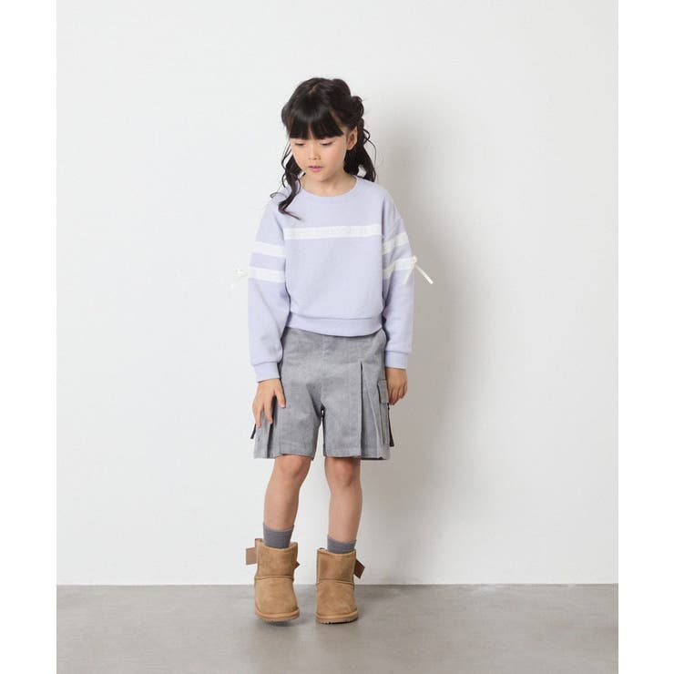 [120-160]【おうちで洗える】レーステープカラートレーナー | a.v.v【KIDS】 | 詳細画像42 