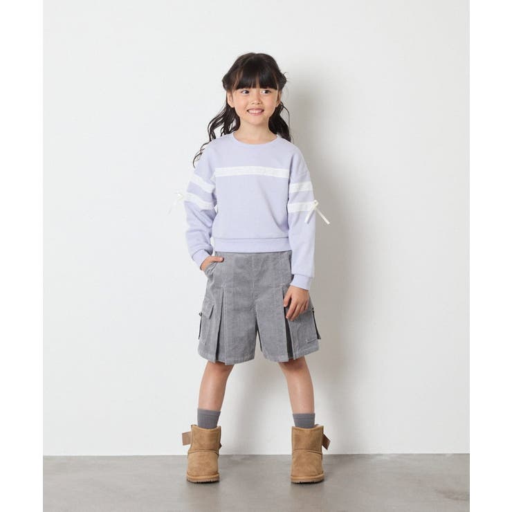 [120-160]【おうちで洗える】レーステープカラートレーナー | a.v.v【KIDS】 | 詳細画像45 