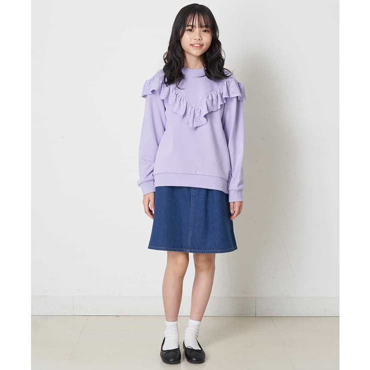 [140-150]Vフリルトレーナー | a.v.v【KIDS】 | 詳細画像2 