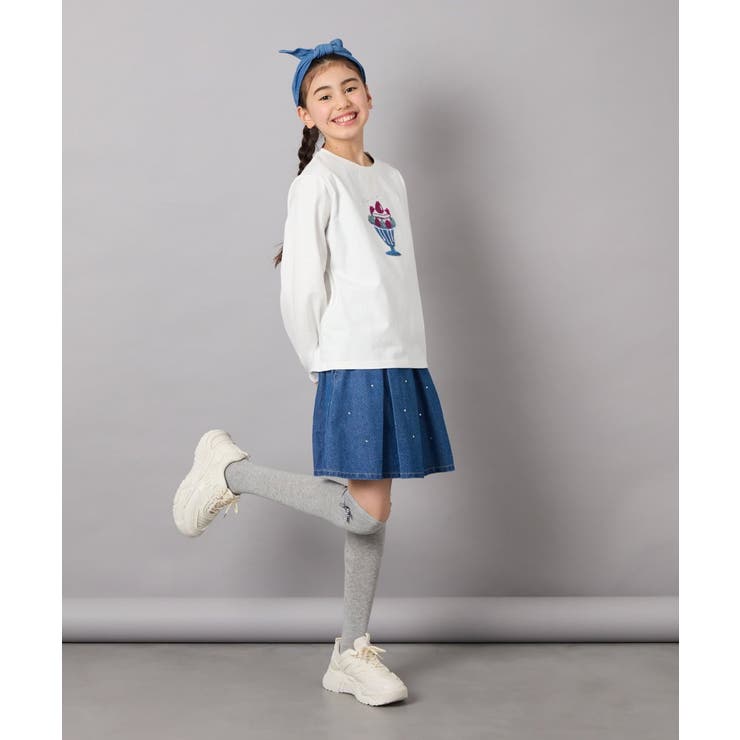 【毛玉になりにくい/安心の綿100％】[100-130]アソートアートロンT | a.v.v【KIDS】 | 詳細画像29 