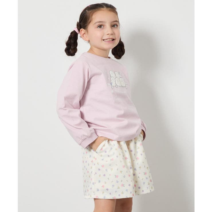 【毛玉になりにくい/安心の綿100％】[100-130]アソートアートロンT | a.v.v【KIDS】 | 詳細画像3 