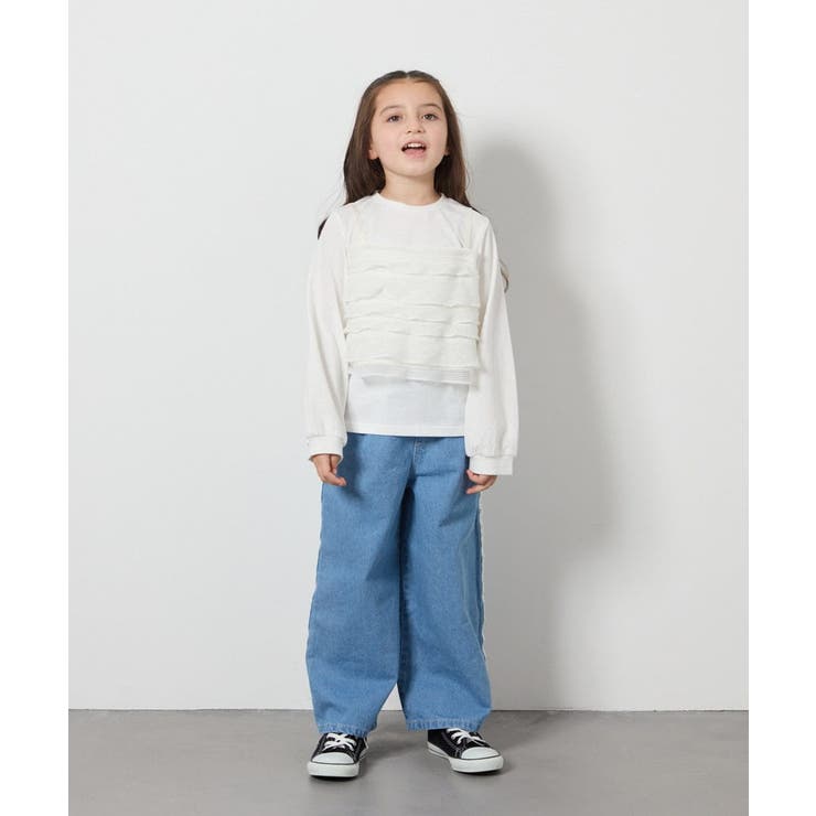 [140-150]フリルキャミドッキングトップス | a.v.v【KIDS】 | 詳細画像6 