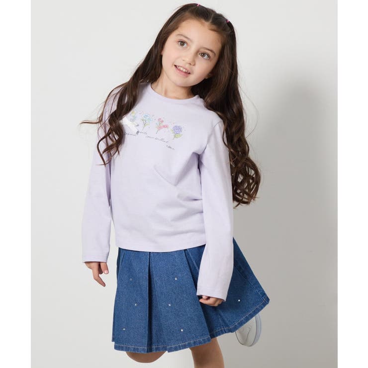 【安心の綿100％】[160]モチーフプリントロンT | a.v.v【KIDS】 | 詳細画像10 