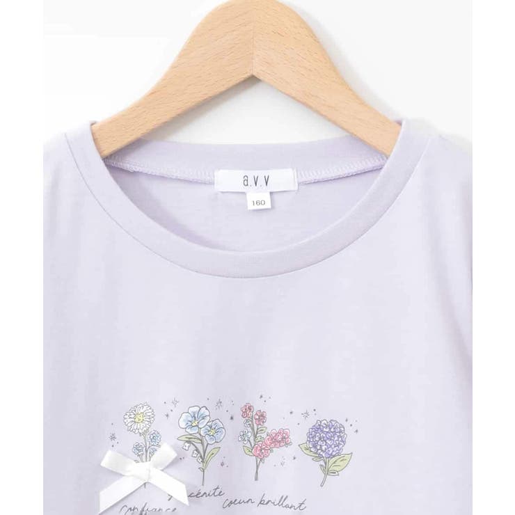 【安心の綿100％】[160]モチーフプリントロンT | a.v.v【KIDS】 | 詳細画像32 