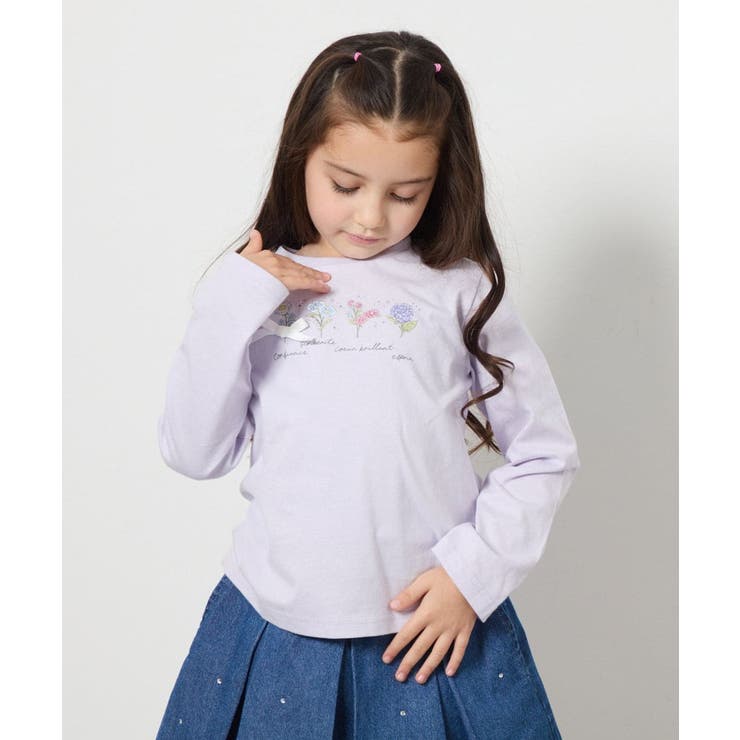 【安心の綿100％】[160]モチーフプリントロンT | a.v.v【KIDS】 | 詳細画像8 