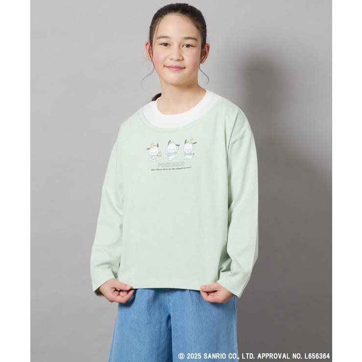 [160]【ポチャッコ】レイヤード風ロンT | a.v.v【KIDS】 | 詳細画像2 