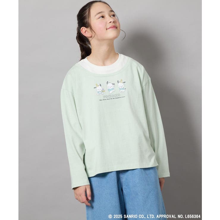 [160]【ポチャッコ】レイヤード風ロンT | a.v.v【KIDS】 | 詳細画像4 