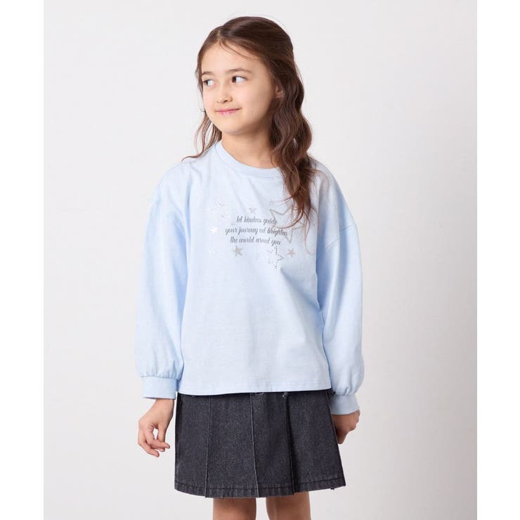 ライトブルー | [120-160]ロゴアソートロンT | a.v.v【KIDS】