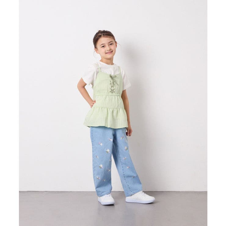 [120-160]3WAYレイヤードキャミソールトップス | a.v.v【KIDS】 | 詳細画像13 