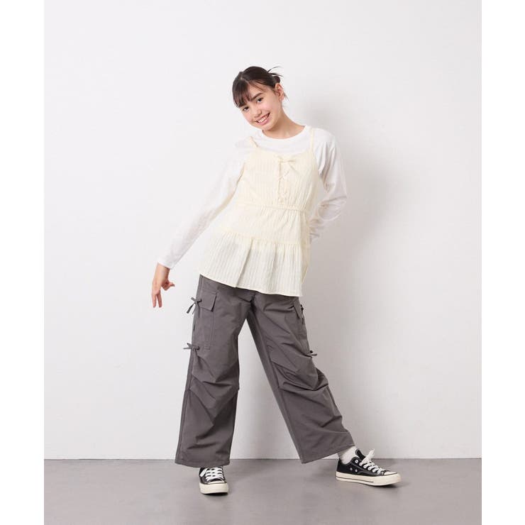 [120-160]3WAYレイヤードキャミソールトップス | a.v.v【KIDS】 | 詳細画像25 