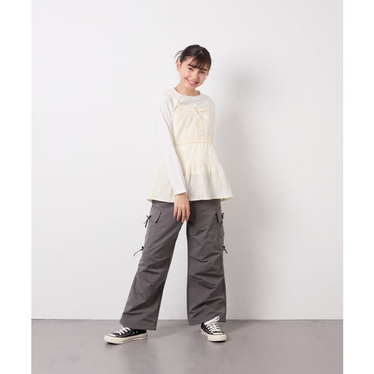 [120-160]3WAYレイヤードキャミソールトップス | a.v.v【KIDS】 | 詳細画像26 