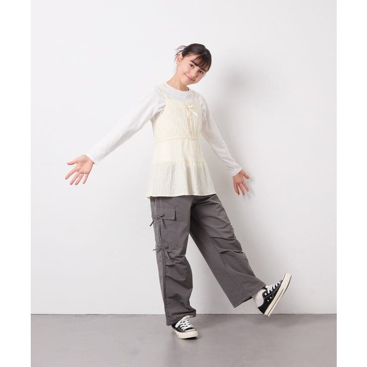 [120-160]3WAYレイヤードキャミソールトップス | a.v.v【KIDS】 | 詳細画像27 