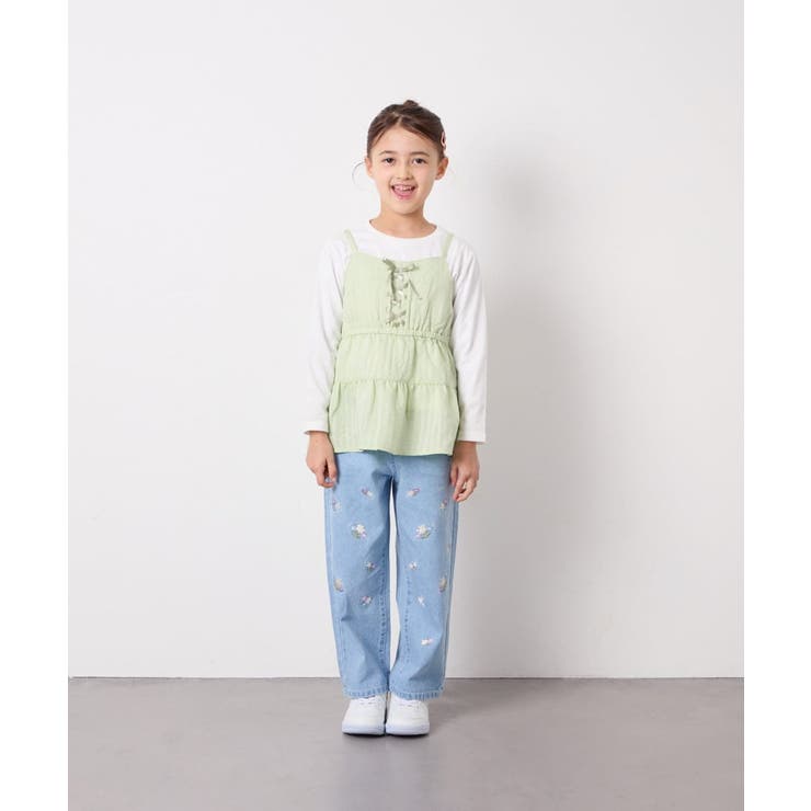 [120-160]3WAYレイヤードキャミソールトップス | a.v.v【KIDS】 | 詳細画像5 