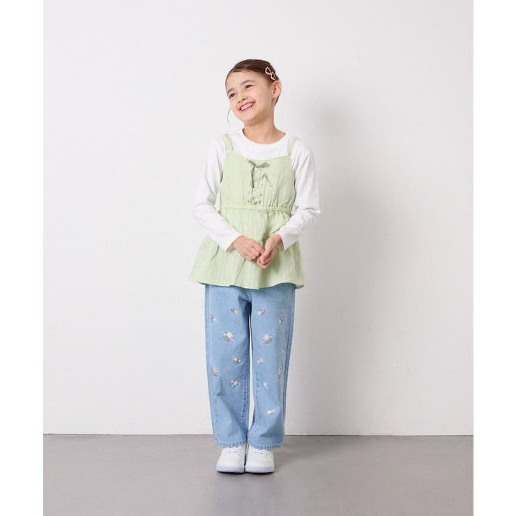 [120-160]3WAYレイヤードキャミソールトップス | a.v.v【KIDS】 | 詳細画像6 