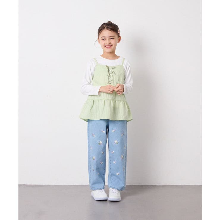 [120-160]3WAYレイヤードキャミソールトップス | a.v.v【KIDS】 | 詳細画像8 