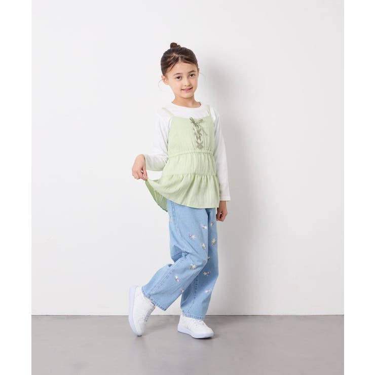 [120-160]3WAYレイヤードキャミソールトップス | a.v.v【KIDS】 | 詳細画像9 