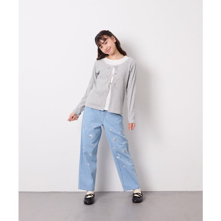 [140-160]レイヤード風テレコカットソー | a.v.v【KIDS】 | 詳細画像13 