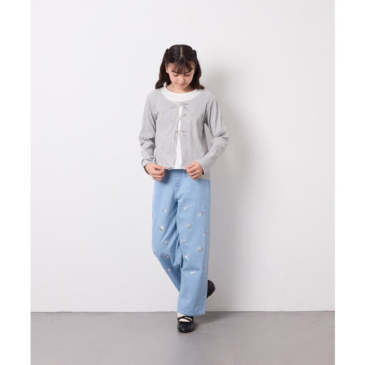 [140-160]レイヤード風テレコカットソー | a.v.v【KIDS】 | 詳細画像16 