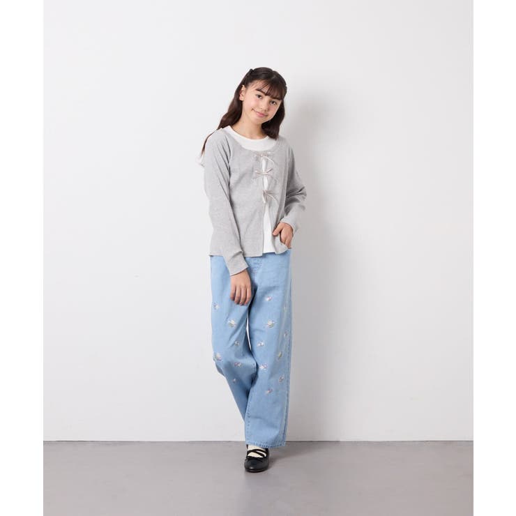 [140-160]レイヤード風テレコカットソー | a.v.v【KIDS】 | 詳細画像17 