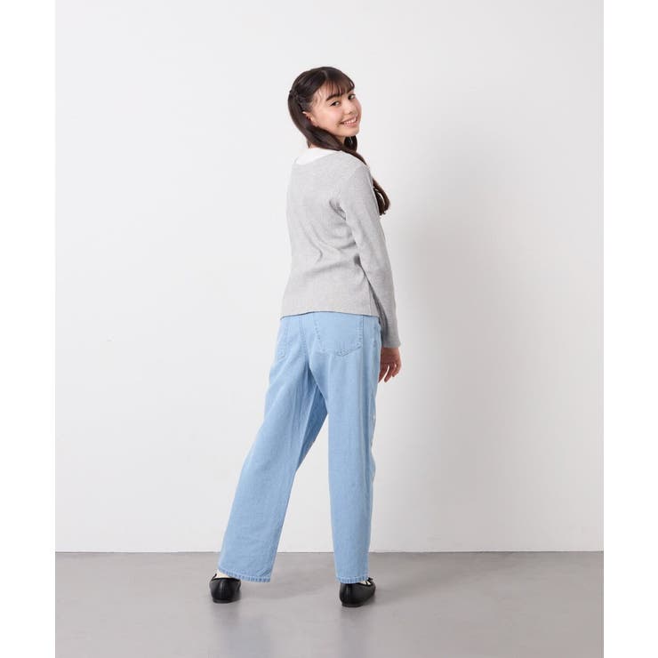 [140-160]レイヤード風テレコカットソー | a.v.v【KIDS】 | 詳細画像19 