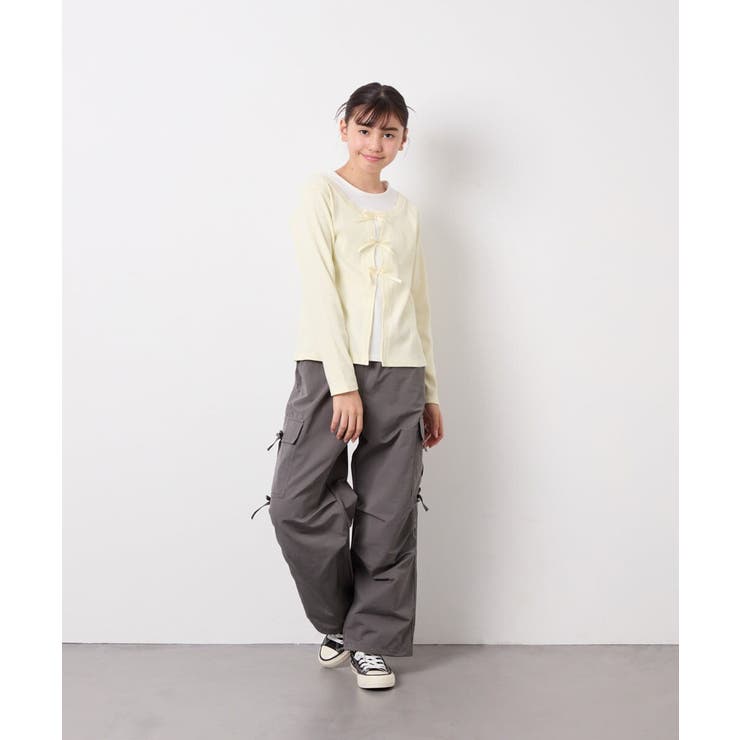 [140-160]レイヤード風テレコカットソー | a.v.v【KIDS】 | 詳細画像6 