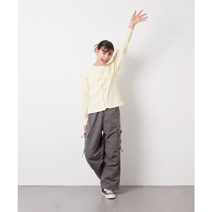 [140-160]レイヤード風テレコカットソー | a.v.v【KIDS】 | 詳細画像8 