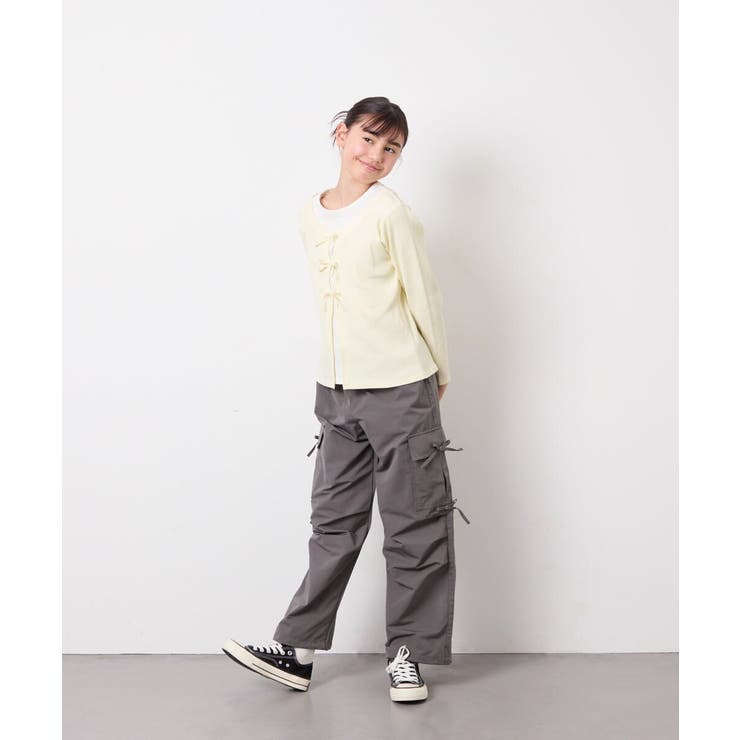 [140-160]レイヤード風テレコカットソー | a.v.v【KIDS】 | 詳細画像9 