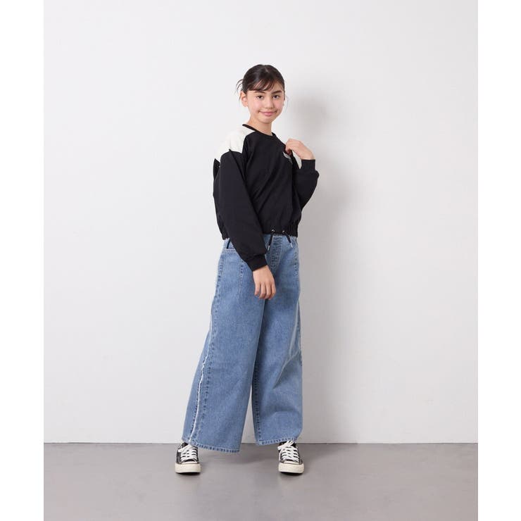 [130-160]配色ラインロゴカットソー | a.v.v【KIDS】 | 詳細画像19 