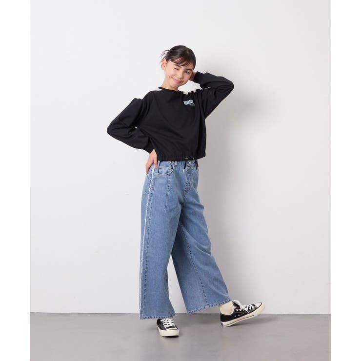 [130-160]配色ラインロゴカットソー | a.v.v【KIDS】 | 詳細画像20 