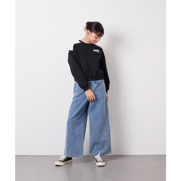 [130-160]配色ラインロゴカットソー | a.v.v【KIDS】 | 詳細画像21 