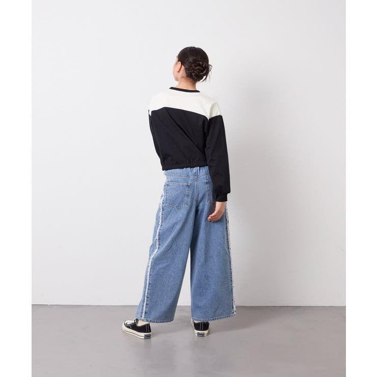 [130-160]配色ラインロゴカットソー | a.v.v【KIDS】 | 詳細画像23 