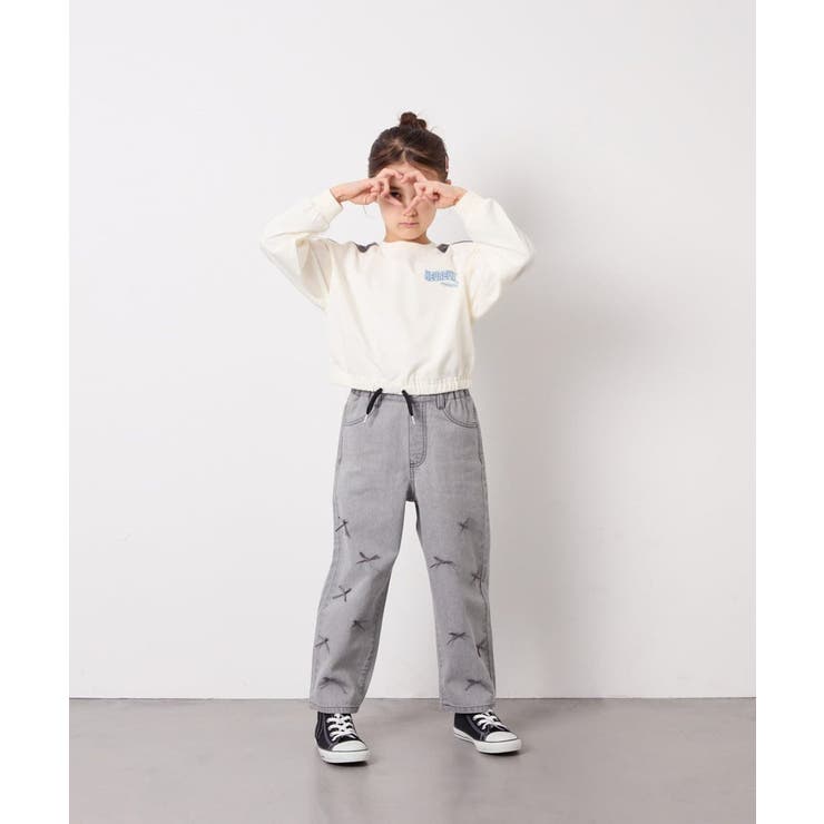 [130-160]配色ラインロゴカットソー | a.v.v【KIDS】 | 詳細画像6 