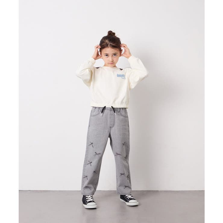 [130-160]配色ラインロゴカットソー | a.v.v【KIDS】 | 詳細画像7 