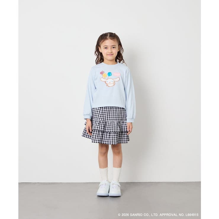 【数量限定】[110-140][シナモロール＆ポチャッコ]スパンコールTシャツ | a.v.v【KIDS】 | 詳細画像15 