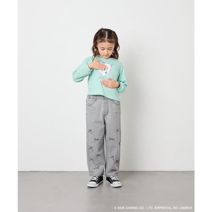 【数量限定】[110-140][シナモロール＆ポチャッコ]スパンコールTシャツ | a.v.v【KIDS】 | 詳細画像23 