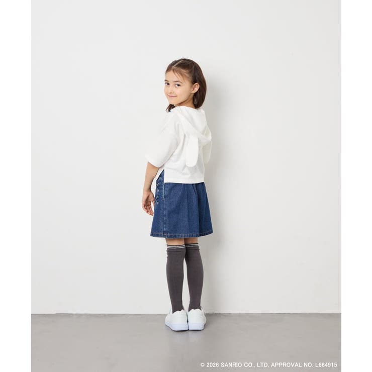 【数量限定】[110 160][シナモロール＆ポチャッコ]ミミ付きオーバーTシャ… | a.v.v【KIDS】 | 詳細画像12 