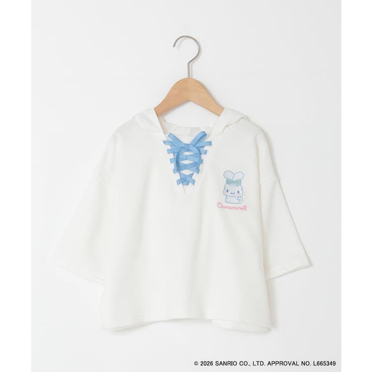 【数量限定】[110 160][シナモロール＆ポチャッコ]ミミ付きオーバーTシャ… | a.v.v【KIDS】 | 詳細画像14 