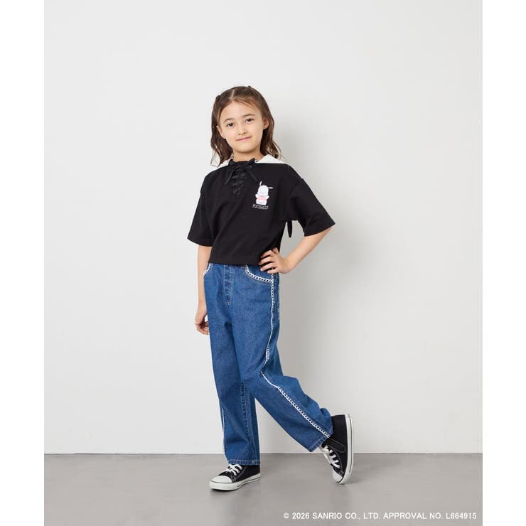 【数量限定】[110 160][シナモロール＆ポチャッコ]ミミ付きオーバーTシャ… | a.v.v【KIDS】 | 詳細画像23 