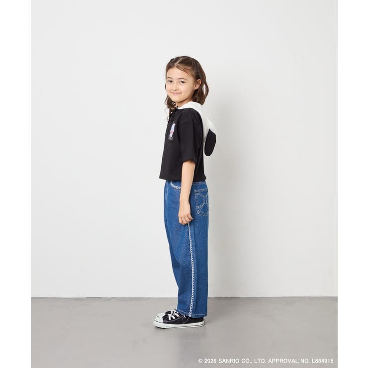 【数量限定】[110 160][シナモロール＆ポチャッコ]ミミ付きオーバーTシャ… | a.v.v【KIDS】 | 詳細画像27 