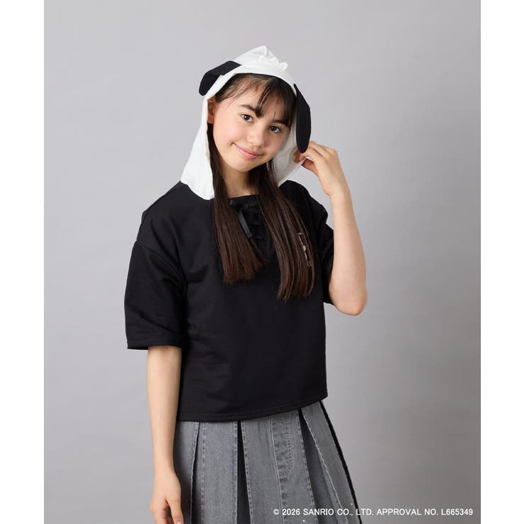 【数量限定】[110 160][シナモロール＆ポチャッコ]ミミ付きオーバーTシャ… | a.v.v【KIDS】 | 詳細画像31 