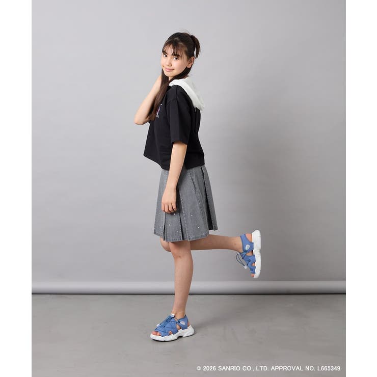 【数量限定】[110 160][シナモロール＆ポチャッコ]ミミ付きオーバーTシャ… | a.v.v【KIDS】 | 詳細画像36 