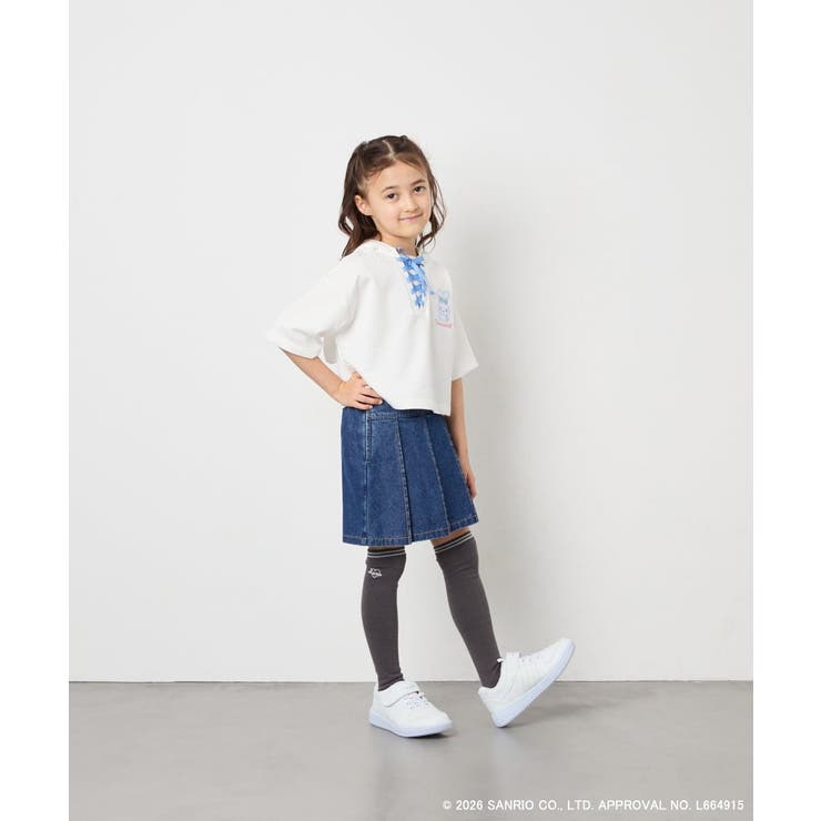 【数量限定】[110 160][シナモロール＆ポチャッコ]ミミ付きオーバーTシャ… | a.v.v【KIDS】 | 詳細画像8 