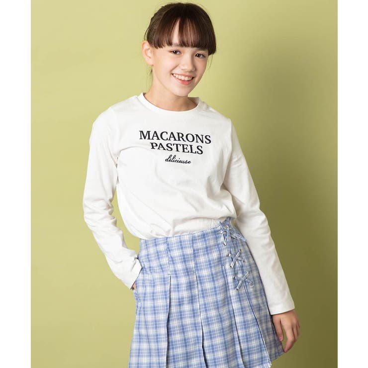 ホワイト | [100-130]ロゴアソートロンT | a.v.v【KIDS】