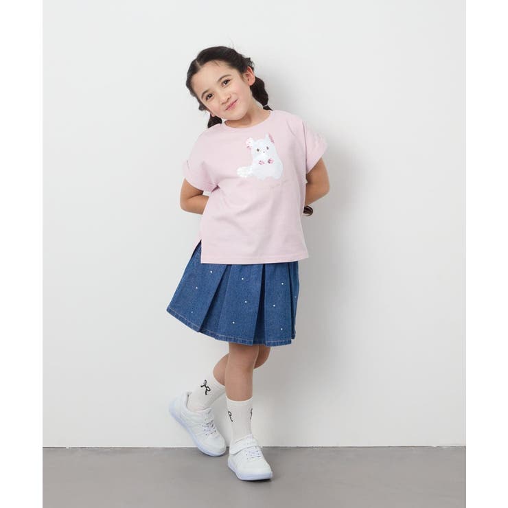 【毛玉になりにくい 安心の綿100％ キラキラスパンコール】[100 | a.v.v【KIDS】 | 詳細画像10 