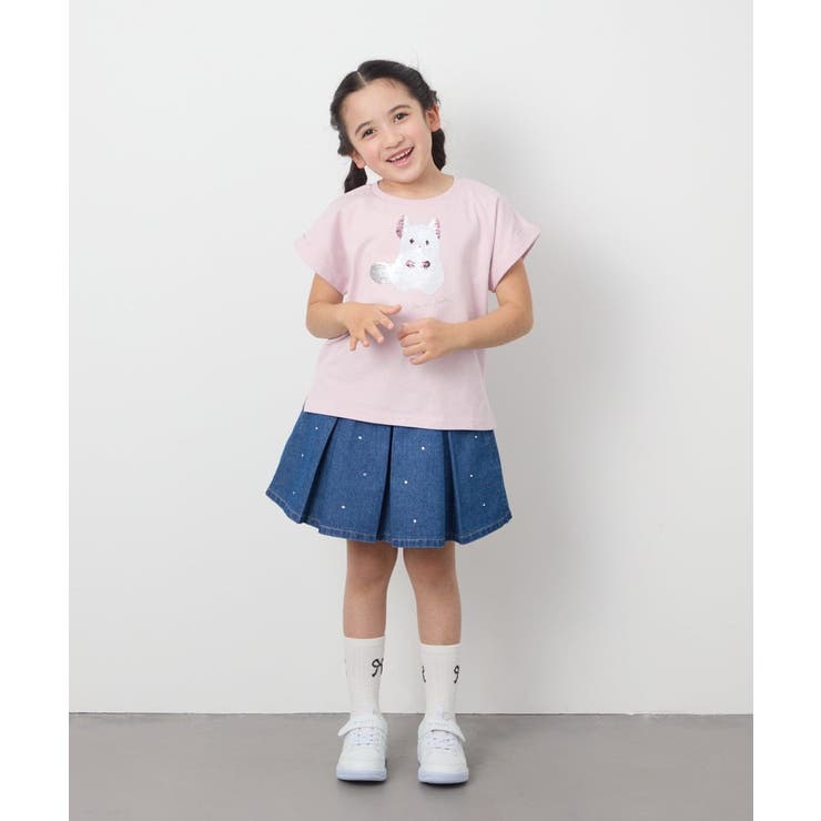 【毛玉になりにくい 安心の綿100％ キラキラスパンコール】[100 | a.v.v【KIDS】 | 詳細画像11 