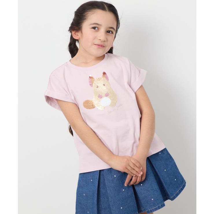 【毛玉になりにくい 安心の綿100％ キラキラスパンコール】[100 | a.v.v【KIDS】 | 詳細画像2 