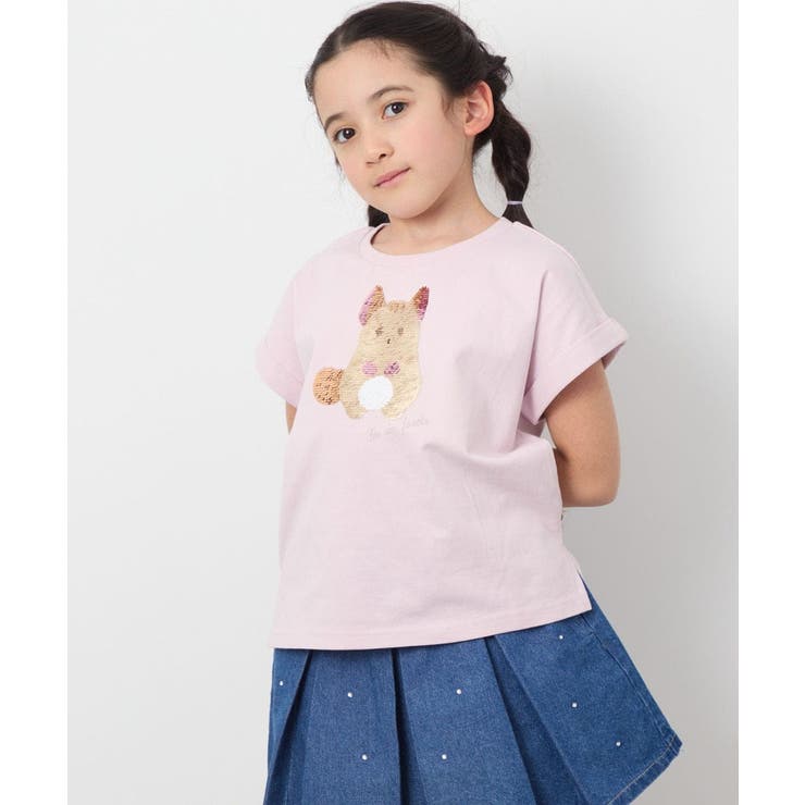 【毛玉になりにくい 安心の綿100％ キラキラスパンコール】[100 | a.v.v【KIDS】 | 詳細画像3 